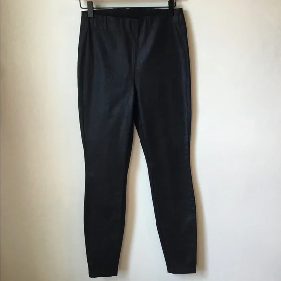 WHBM Outlet High Rise Coated Denim Leggings - Picture 2 of 6